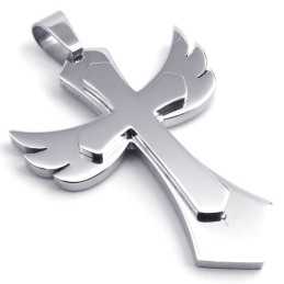 Pendentif Croix En Titane De Forme Élégante, Couleur Brillante, Qualité Fiable