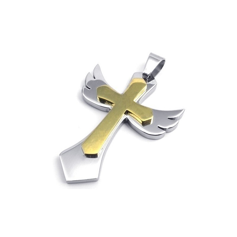 Pendentif Croix En Titane Finement Traité, De Belles Couleurs, De Qualité Fiable