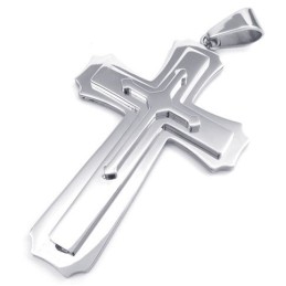 Pendentif Croix En Titane De Qualité Stable Et De Couleur Brillante De Conception Professionnelle