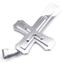 Pendentif Croix En Titane De Qualité Stable Et De Couleur Brillante De Conception Professionnelle