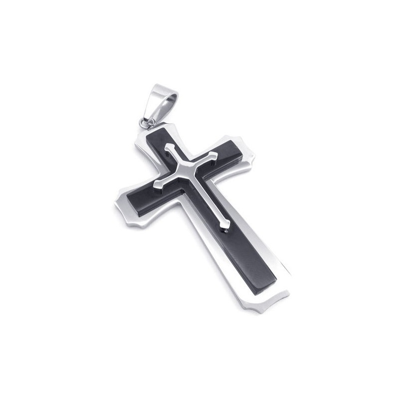 Pendentif Croix En Titane D'Excellente Qualité, Aux Couleurs Délicates Et Finement Traitées Pendentif Croix En Titane D'Excellente Qualité, Aux Couleurs Délicates Et Finement Traitées
