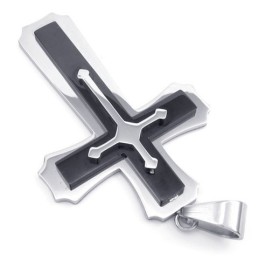 Pendentif Croix En Titane D'Excellente Qualité, Aux Couleurs Délicates Et Finement Traitées