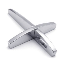 Pendentif Croix En Titane, Finement Travaillé, Brillant Et Durable