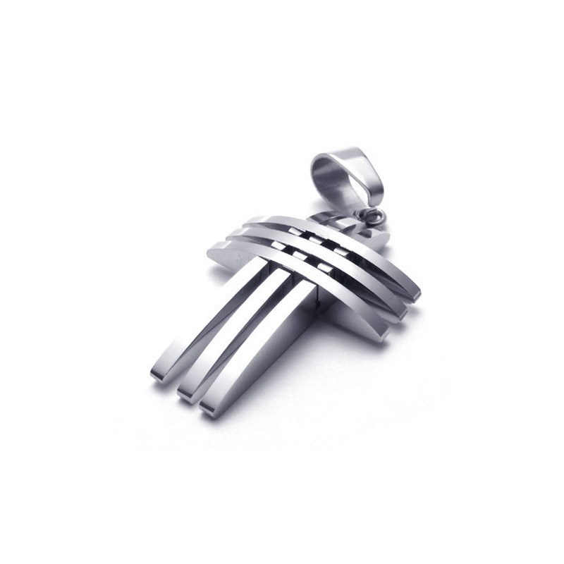 Pendentif Croix En Titane De Renommée Mondiale, Design Moderne Et Brillant Pendentif Croix En Titane De Renommée Mondiale, Design Moderne Et Brillant