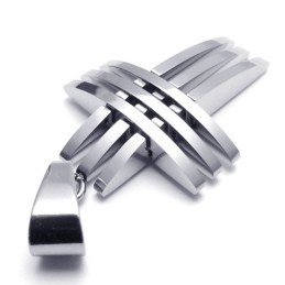 Pendentif Croix En Titane De Renommée Mondiale, Design Moderne Et Brillant