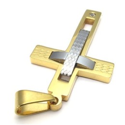 Pendentif Croix En Titane Au Design Attrayant Et À La Brillance Des Couleurs Pour Gagner Les Éloges Chaleureux Des Clients