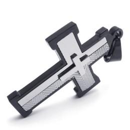 Fabrication Habile, Brillance Des Couleurs Pour Gagner Les Éloges Chaleureux Des Clients Pendentif Croix En Titane