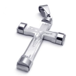 Pendentif Croix En Titane Finement Traité Et Brillant, Vendu Dans Le Monde Entier