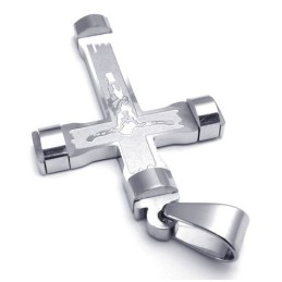 Pendentif Croix En Titane Finement Traité Et Brillant, Vendu Dans Le Monde Entier