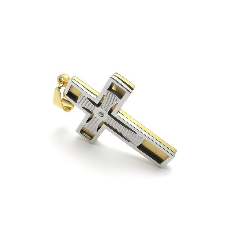Pendentif Croix En Titane, Finement Travaillé, Brillant Et Durable Pendentif Croix En Titane, Finement Travaillé, Brillant Et Durable