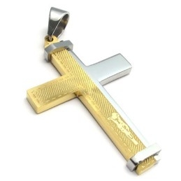 Pendentif Croix En Titane Au Design Moderne Et À La Brillance Des Couleurs Pour Une Réputation Durable
