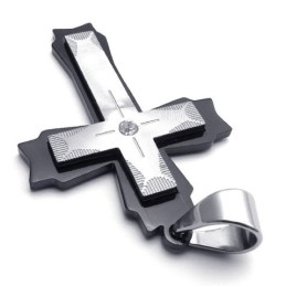Pendentif Croix En Titane, Fabrication Soignée Et Brillance Des Couleurs Pour Une Excellente Réputation Au Pays Et À L'Étranger