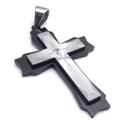 Pendentif Croix En Titane, Fabrication Soignée Et Brillance Des Couleurs Pour Une Excellente Réputation Au Pays Et À L'Étranger
