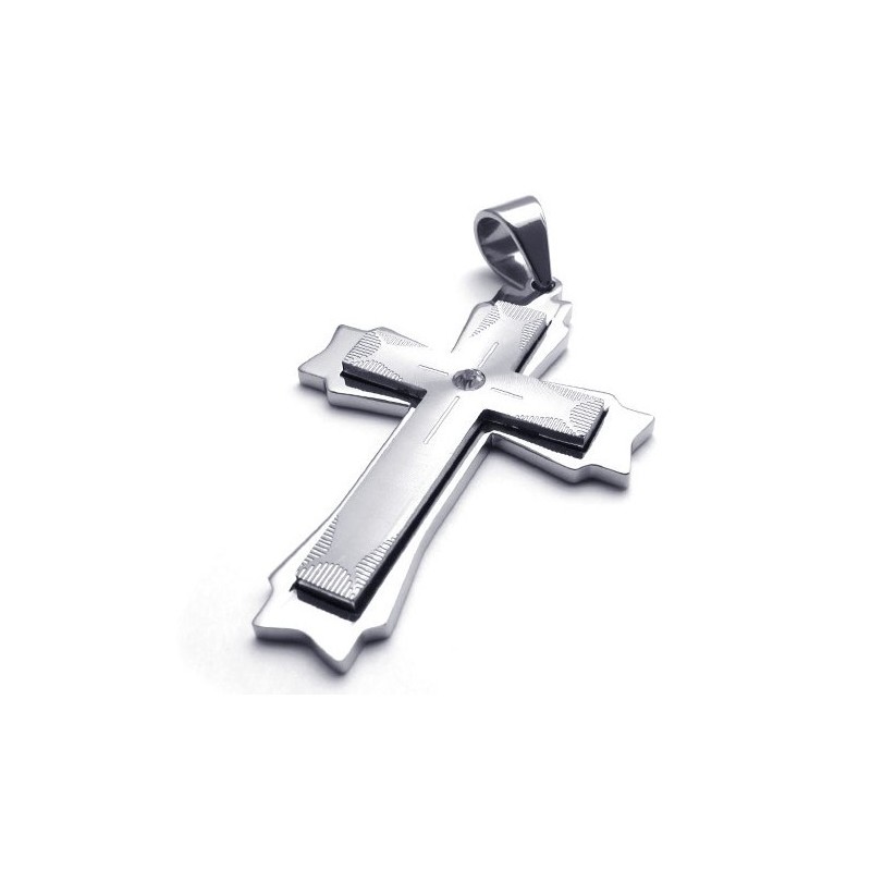 Pour Votre Sélection Couleur Brillance Fiabilité Qualité Pendentif Croix En Titane