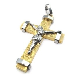 Pendentif Croix En Titane, Technologie Sophistiquée, Brillance Des Couleurs, Performances Fiables