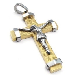 Pendentif Croix En Titane, Technologie Sophistiquée, Brillance Des Couleurs, Performances Fiables