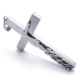 Pendentif Croix En Titane De Qualité Supérieure, Design Astucieux Et Brillant