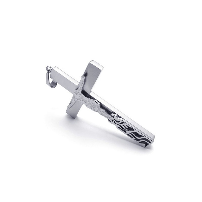 Pendentif Croix En Titane De Qualité Supérieure, Design Astucieux Et Brillant