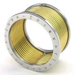 Bague En Titane De Qualité Stable Et De Brillance Des Couleurs, Construction Rationnelle