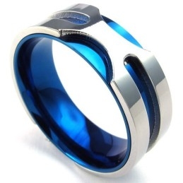 Bague En Titane De Forme Élégante, De Belles Couleurs Et De Qualité Fiable