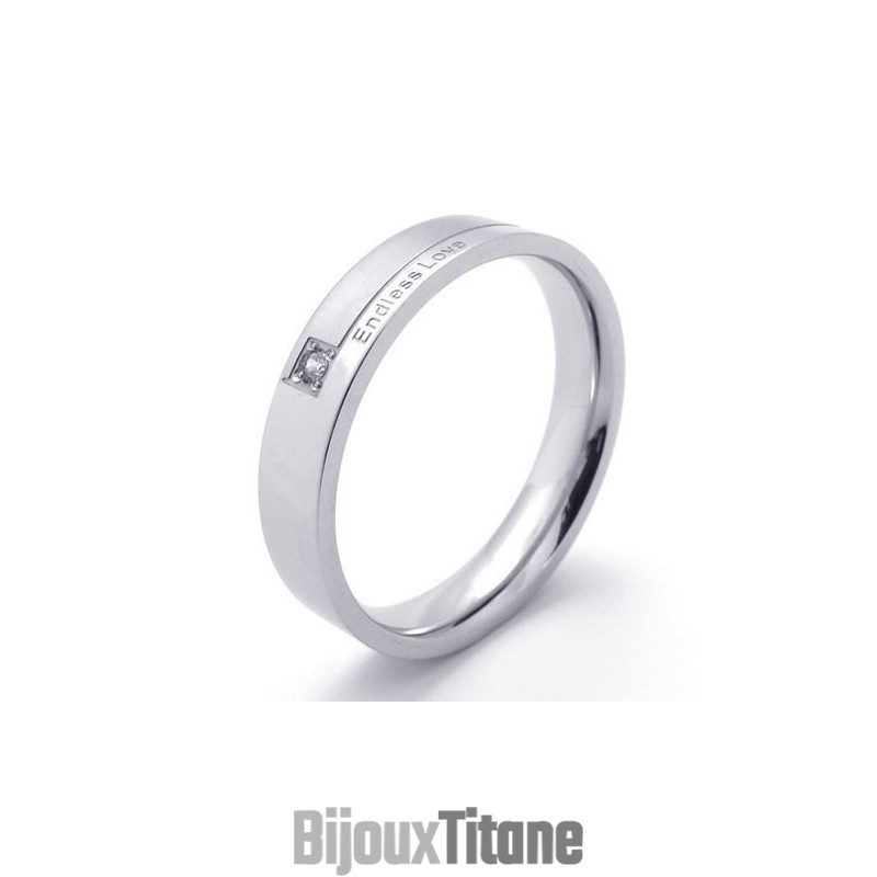 Bague En Titane De Forme Élégante, Couleur Brillante, Qualité Stable