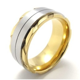 Bague En Titane De Forme Élégante Et De Belles Couleurs, D'Excellente Qualité