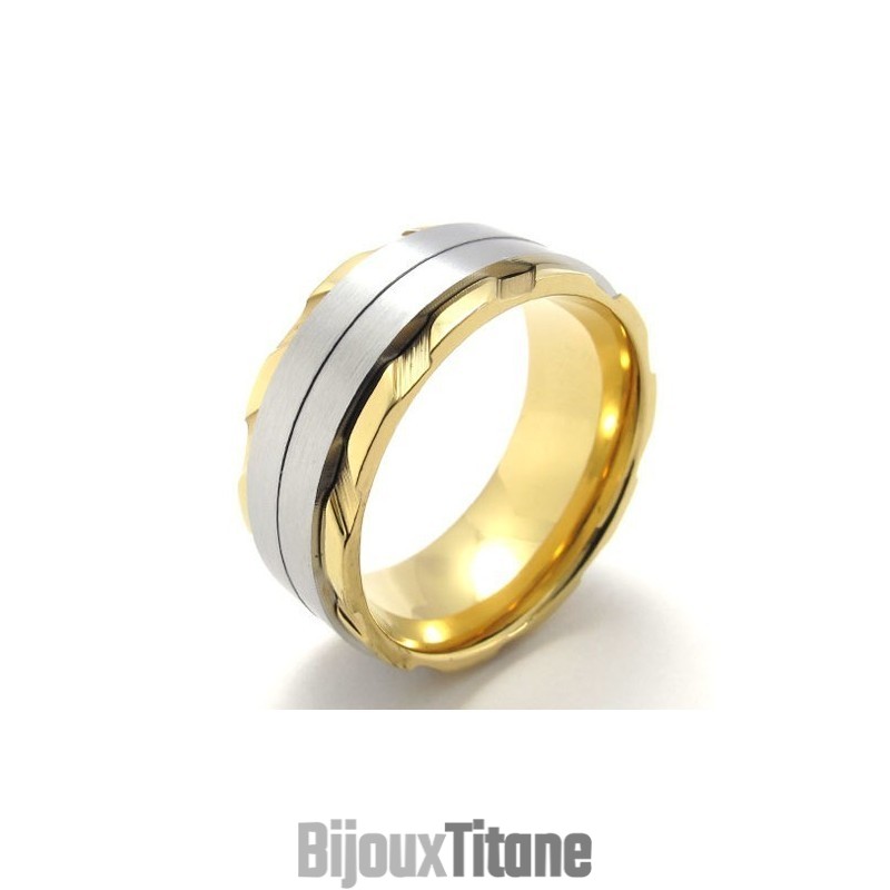 Bague En Titane De Forme Élégante Et De Belles Couleurs, D'Excellente Qualité