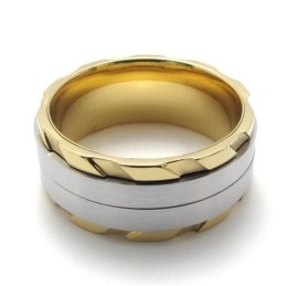 Bague En Titane De Forme Élégante Et De Belles Couleurs, D'Excellente Qualité