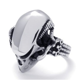Bague En Titane De Haute Qualité, Fabrication Soignée Et Brillante
