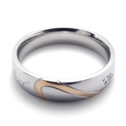 Bague En Titane De Qualité Supérieure, Design Magnifique, Couleur Brillante