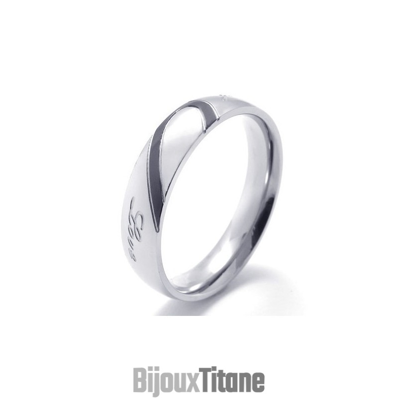 Bague En Titane De Forme Élégante, Couleur Brillante, Excellente Qualité Bague En Titane De Forme Élégante, Couleur Brillante, Excellente Qualité
