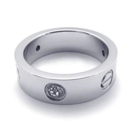 Bague En Titane De Qualité Supérieure, Fabrication Soignée, Couleur Brillante