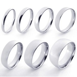 Bague En Titane De Qualité, Design Astucieux, Couleur Brillante.