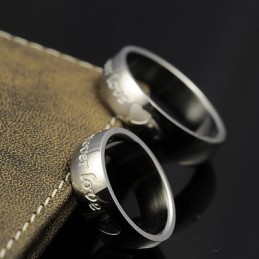 Bague Droite Pour Couple Forever Love