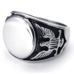 Bague En Titane À Motifs Tendance, Couleur Brillante, Durable À Utiliser