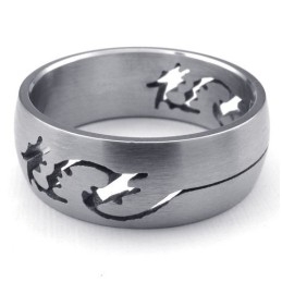 Bague En Titane De Qualité Stable Et Brillante, De Dernière Technologie