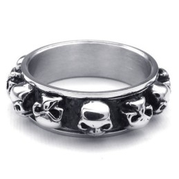 Bague En Titane Au Design Moderne, Aux Couleurs Délicates Et De Qualité Fiable