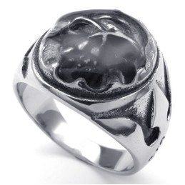 Bague En Titane De Haute Qualité Aux Couleurs Délicates Et Au Design Astucieux
